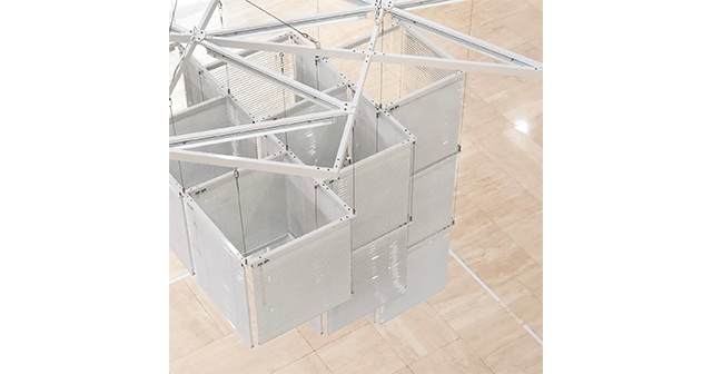 [#전시] 《BMA 소장품 하이라이트 Ⅲ_경계 위의 유랑자》
안과 밖

작품 정보 : 솔 르윗 뒤집기 - 8배로 축소된, 셋x넷x셋, 양혜규, 285x283x283cm, 알루미늄 블라인드, 분체도장 알루미늄 천장 구조물, 강선, LED 등, 전선, 2016

• 6월 1일부터 트위터 채널 운영이 종료됩니다. 

#부산시립미술관