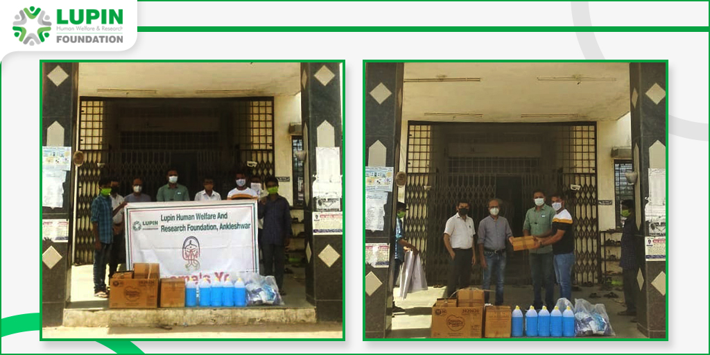 #LupinFoundation Ankleshwar supported #CommunityHealthCenter Netrang, Bharuch with:
100 #N95Masks, 15 #OxygenRegulatorSets, 50 #CottonMasks, 10 #PulseOximeters & 25 litre #HandSanitizer

#LupinCares #SupportingLives #IndiaFightsCorona #Unite2FightTogether #CoronaWarriors #COVID19