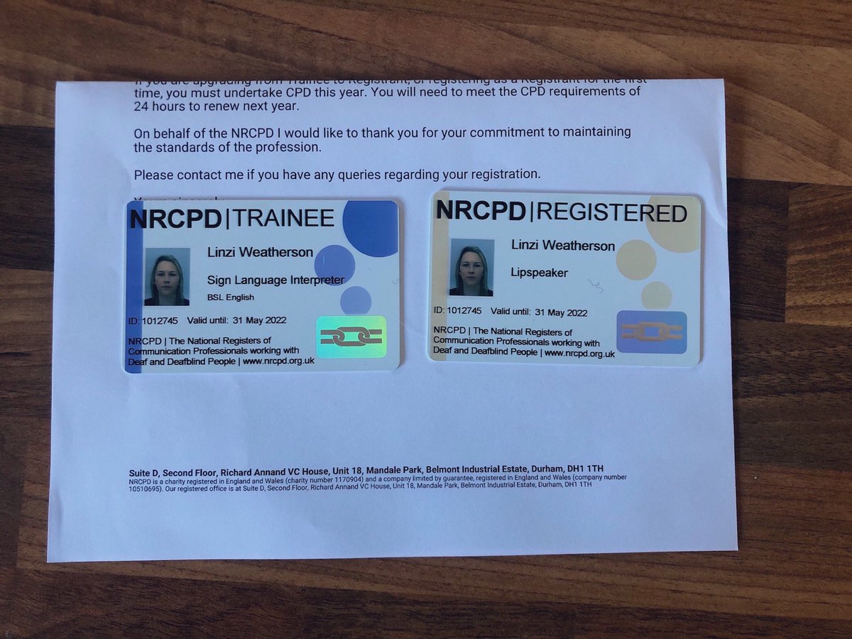 LipspeakerLinzi's tweet photo. What a great letter to open on a Wednesday morning! Thanks for sorting my renewal so quickly @NRCPD 😁👍🏼 #TSLI #Lipspeaker #Safe https://t.co/yZGVB1bK3E