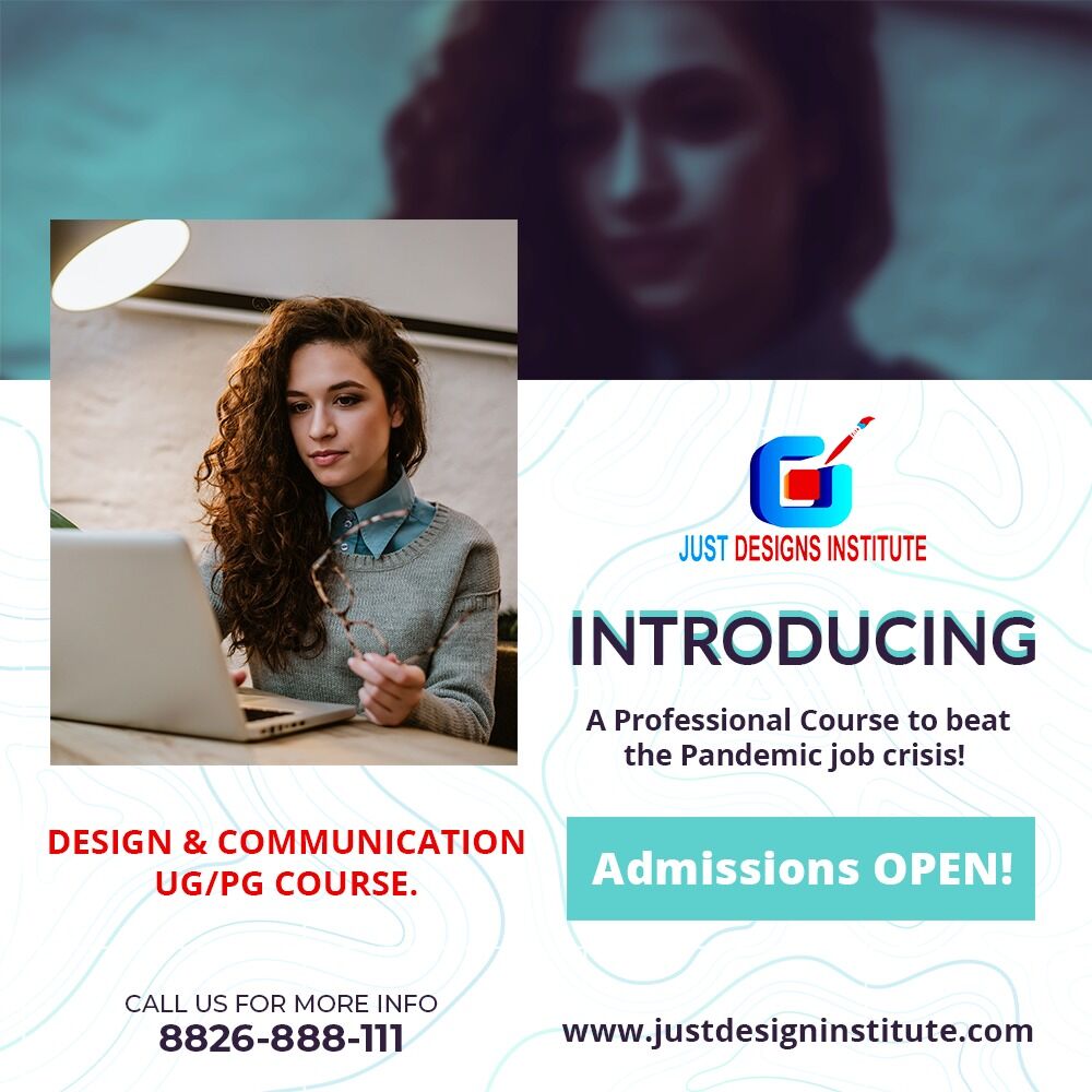 just_designs's tweet photo. Don't work as a graphic designer expand your knowledge understand brand management and earn well by doing our Design &amp; Communication course.

𝗖𝗮𝗹𝗹 : +𝟵𝟭𝟴𝟴𝟮𝟲𝟴𝟴𝟴𝟯𝟯3
𝗩𝗶𝘀𝗶𝘁: 𝗵𝘁𝘁𝗽𝘀://𝗷𝘂𝘀𝘁𝗱𝗲𝘀𝗶𝗴𝗻𝗶𝗻𝘀𝘁𝗶𝘁𝘂𝘁𝗲.𝗰𝗼𝗺/

#justdesign https://t.co/zkuCfMoGEt
