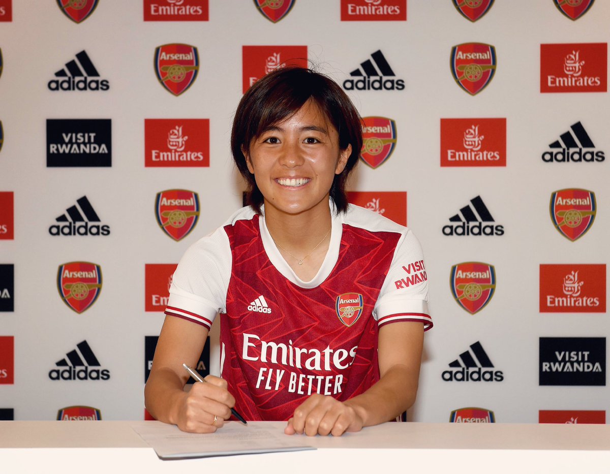 Mana Iwabuchi 岩渕真奈 I M Very Excited To Announce That I Will Play For Arsenal Arsenalwfc Next Season Hello Gooners アーセナルに移籍することになりました グーナーズの皆さんよろしくお願いします