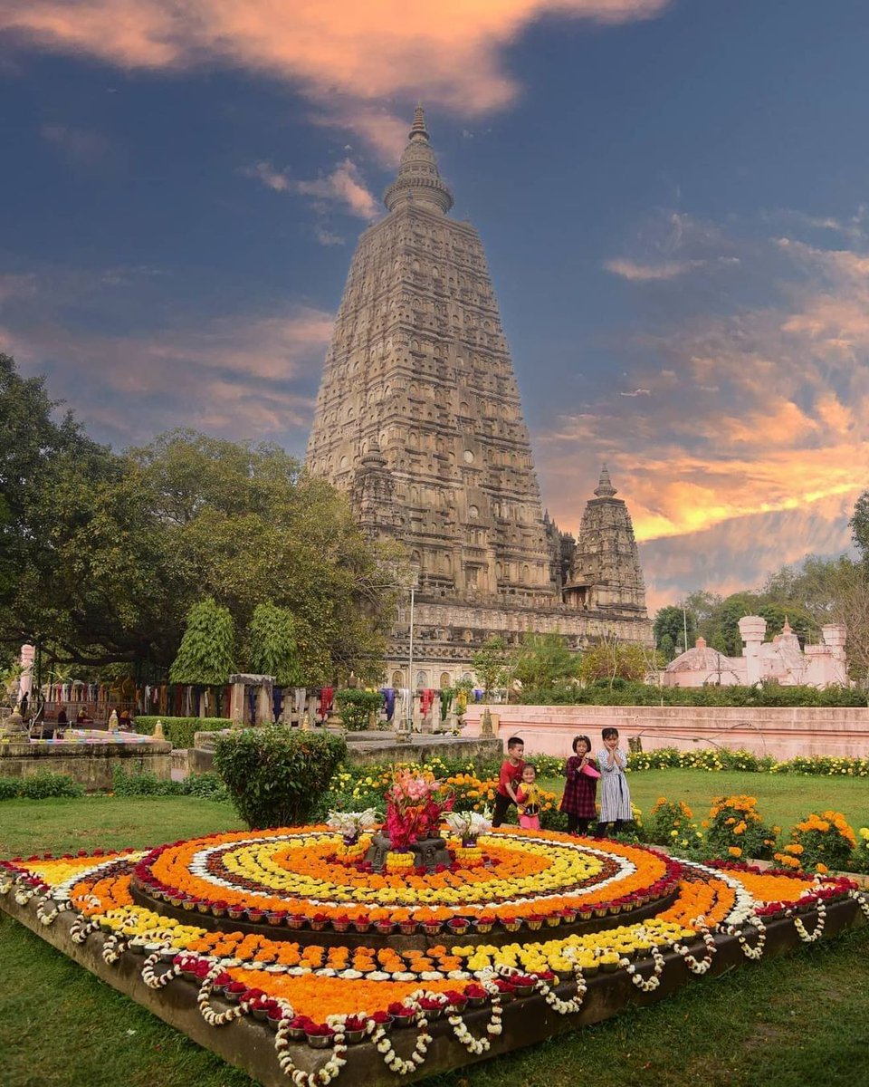 SumeruHolidays's tweet photo. Mahabodhi Temple in Bodh Gaya, Bihar, is a  place where The Gautama Buddha attained enlightenment and the day of enlightenment is celebrated at Buddha Purnima.
Wishing you hope and peace on this auspicious Buddha Purnima
#BuddhaPurnima 
@TourismBiharGov https://t.co/YtmpgJebDy