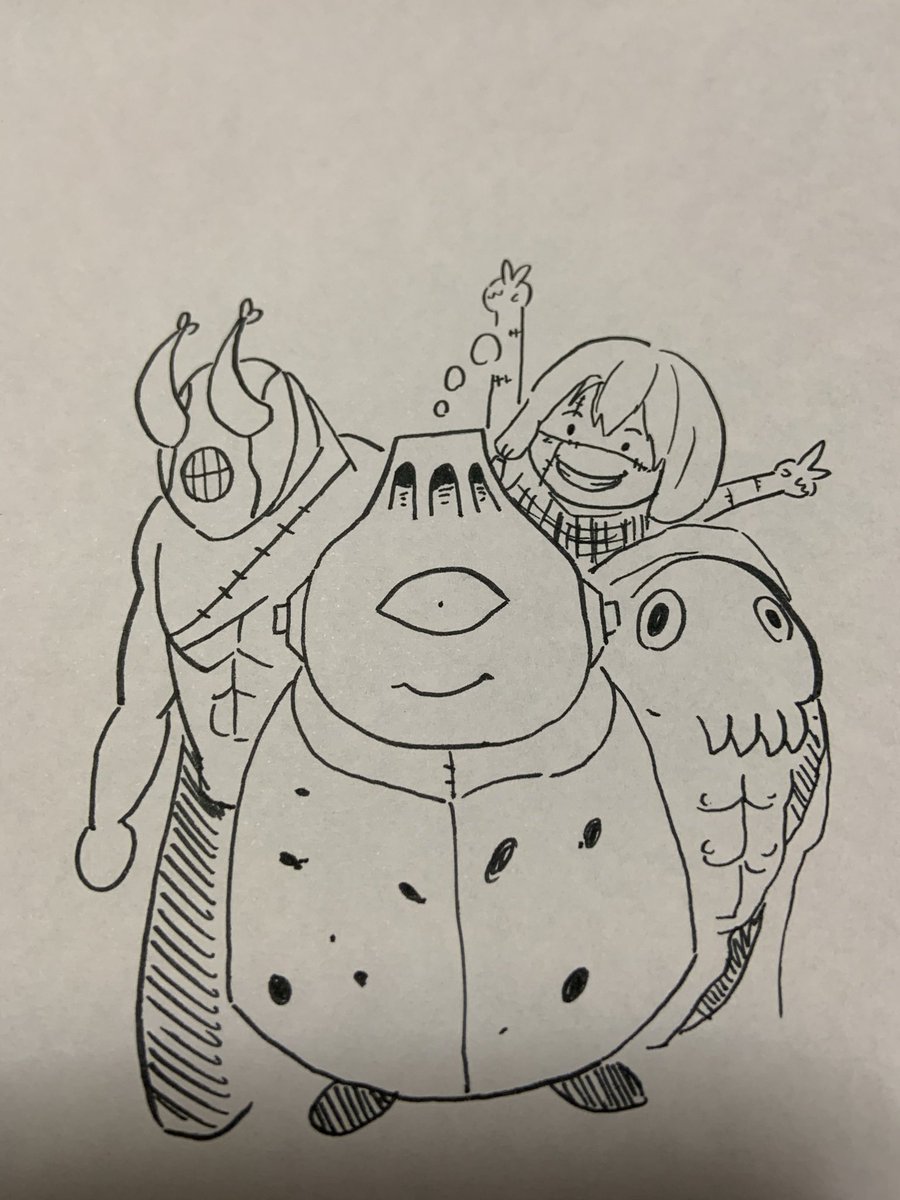 日南 S Tweet 特級呪霊ズ描いてみました 絵描きさんと繫がりたい イラスト 呪術廻戦 漏瑚 花御 陀艮 真人 Trendsmap