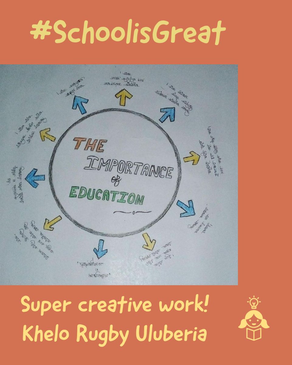 KheloRugby's tweet photo. Creative work from the Khelo Rugby children of Uluberia. An important message on sticking with education even in these times of crisis.
#education #study #buildyourfuture #schoolisgreat https://t.co/8Z9xfmRppO