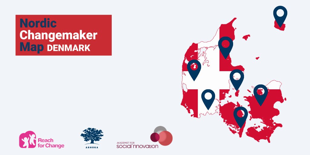 AshokaNordic's tweet image. The Danish #ChangemakerMap is identifying and analyzing the current health status, networks and trends among #changemakers in #Denmark - find out more and nominate a candidate for the project 👉 ow.ly/LLA050EvjgX 

@reachforchange_ @Reach4ChangeDK
