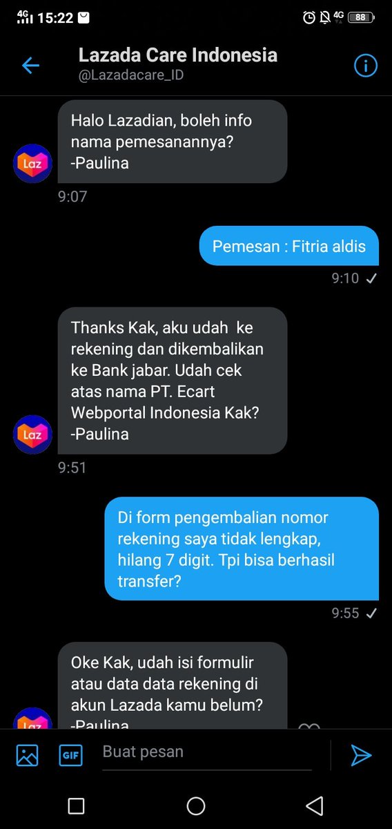 Minoyster14's tweet photo. Sya baru d bohongi CS @Lazadacare_ID katanya uang refund udh d trf rekening.sya cek via ATM (bank libur tgl merah) ternyata TIDAK ADA uang masuk bulan ini #complainLazada #lazada #lazadazonk https://t.co/QjJzbLSPcv
