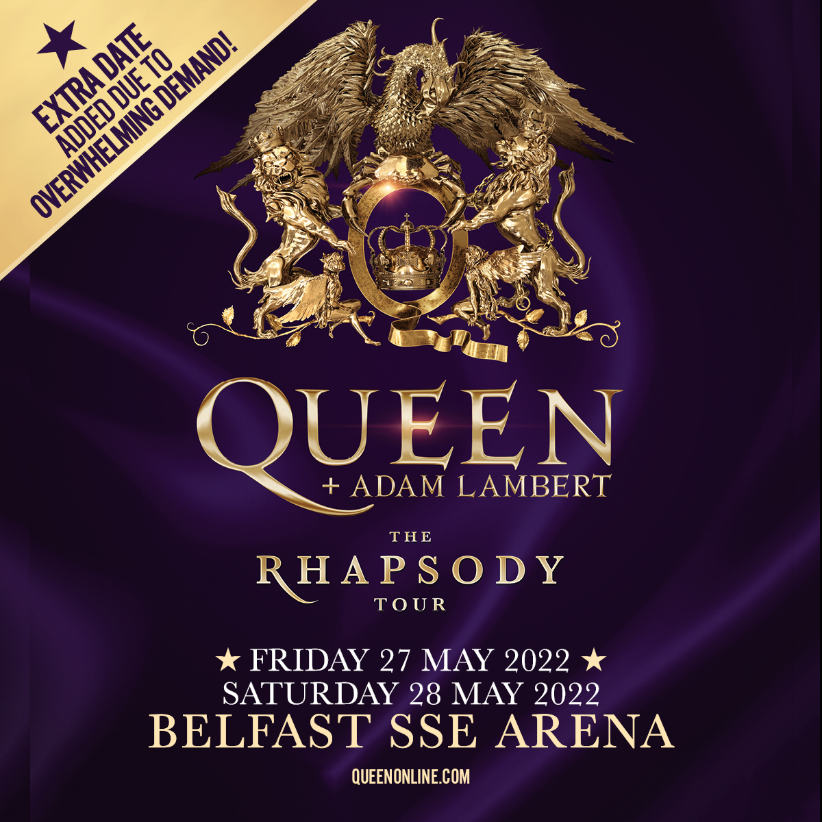 Ireland and Finland are ready for some live shows! Due to popular demand, extra extra dates have been added in Belfast &amp; Helsinki! 🇮🇪👑🇫🇮
<a href="/QueenWillRock/">Queen</a> <a href="/DrBrianMay/">Dr. Brian May</a> <a href="/OfficialRMT/">Roger Taylor</a> 

queenonline.com/news/extra-hel…