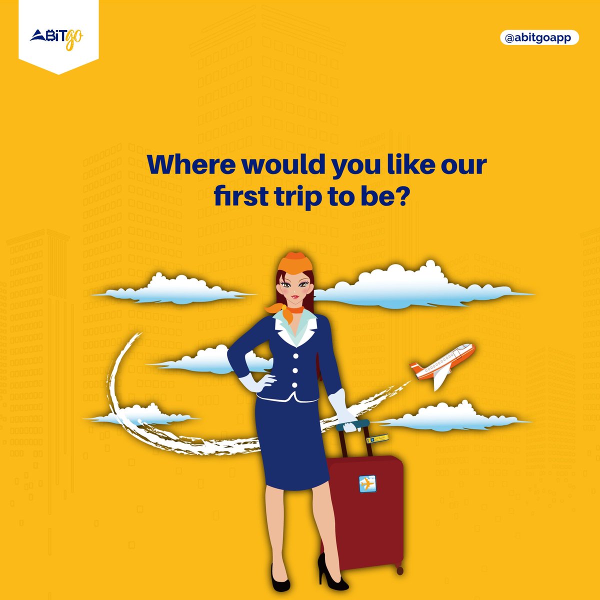 Don't be shy, where is your dream location to go with us? 

#goseeforless #abitnetwork #buytatcoinnow