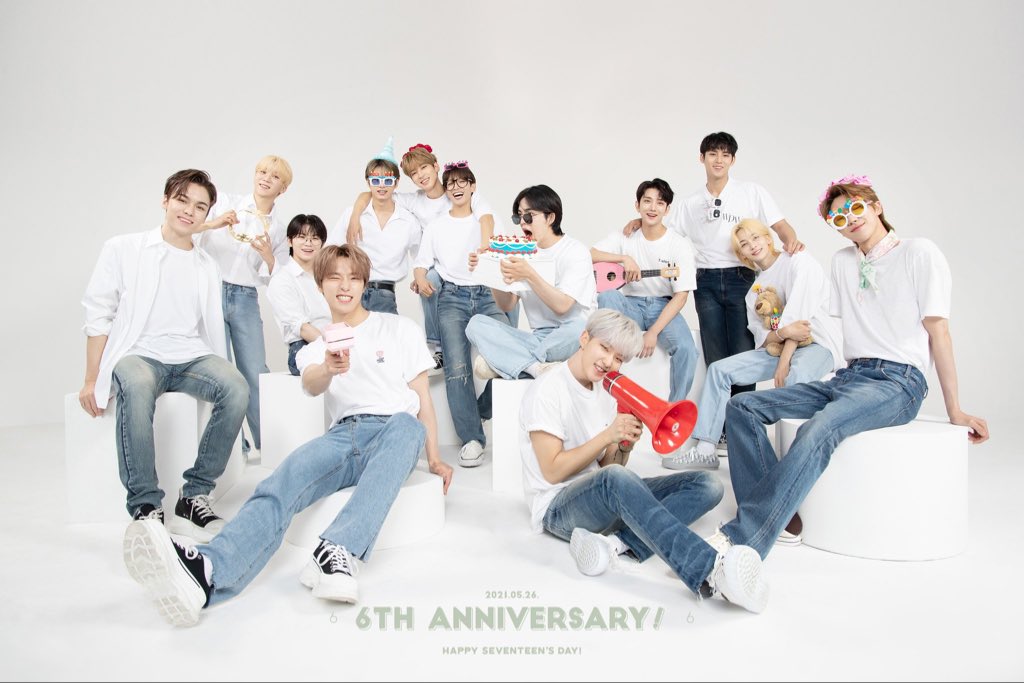 pledis17_svt's tweet photo. HAPPY SEVENTEEN’s DAY!

▶ https://t.co/VRFVkDKVsh

#HAPPY_SVT_DAY
#SVT_6th_Anniversary
#6Years_with_CARAT https://t.co/Q0jYZpHYAv