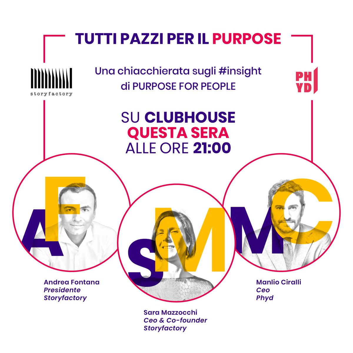manlio_ciralli's tweet image. Tonight, chat with us about the #purpose. What it is? Why it is so important? How each brand should interpret its purpose. Purpose and People first , what does it mean? #phyd @AdeccoGroup @storyfactor @SaraMazzocchi3
