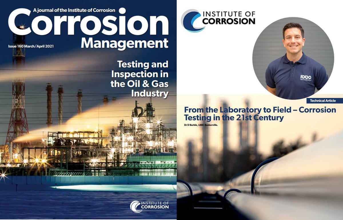 corrosionLBBC's tweet photo. See our latest Technical Article in the March/April 2021 addition of @Instituteofcorrosion Corrosion Management magazine prepared by Danny Burkle. 
. You can download a copy in the Members area of Icorr: https://t.co/FZmHvxNgtP https://t.co/Ia3DD7LmPk