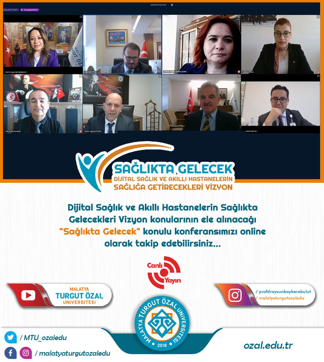 📌 Dijital Sağlık ve Akıllı Hastanelerin Sağlıkta Gelecekleri Vizyon konularının ele alınacağı "Sağlıkta Gelecek" konulu konferansımızı online olarak takip edebilirsiniz.📣

🔗youtu.be/qAWAdn06WEo

<a href="/suayipbirinci/">Doç. Dr. Şuayıp Birinci</a> <a href="/muzaffer_elmas/">Muzaffer Elmas</a> <a href="/fcsenel/">Prof. Dr. Figen Çizmeci Şenel</a> <a href="/drfameg/">Dr. Fatih Mehmet GUL, MD</a> <a href="/PhilipsTurkiye/">Philips Turkiye</a> <a href="/SiemensHealth/">Siemens Healthineers</a>