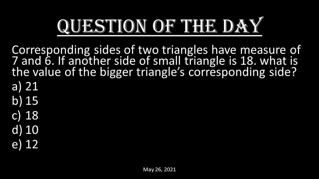 5minute_math's tweet photo. Question of the day
#questionoftheday #dailyquestion #5minutemathematics #mathematicsproblem #mathmemes #mathematicians #trignometry #trignometryapplications #triangle #triangles #mathlover #problems #problemsolving https://t.co/i7xZckevDC