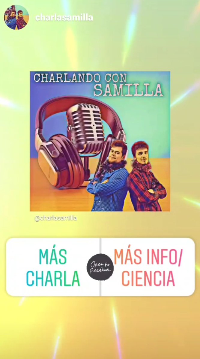 CharlaSamilla's tweet photo. ¿Vagancia disfrazada de promo?
Nah es feedback con vosotros, con los fans de Charlando con Samilla https://t.co/avGb1wypKT