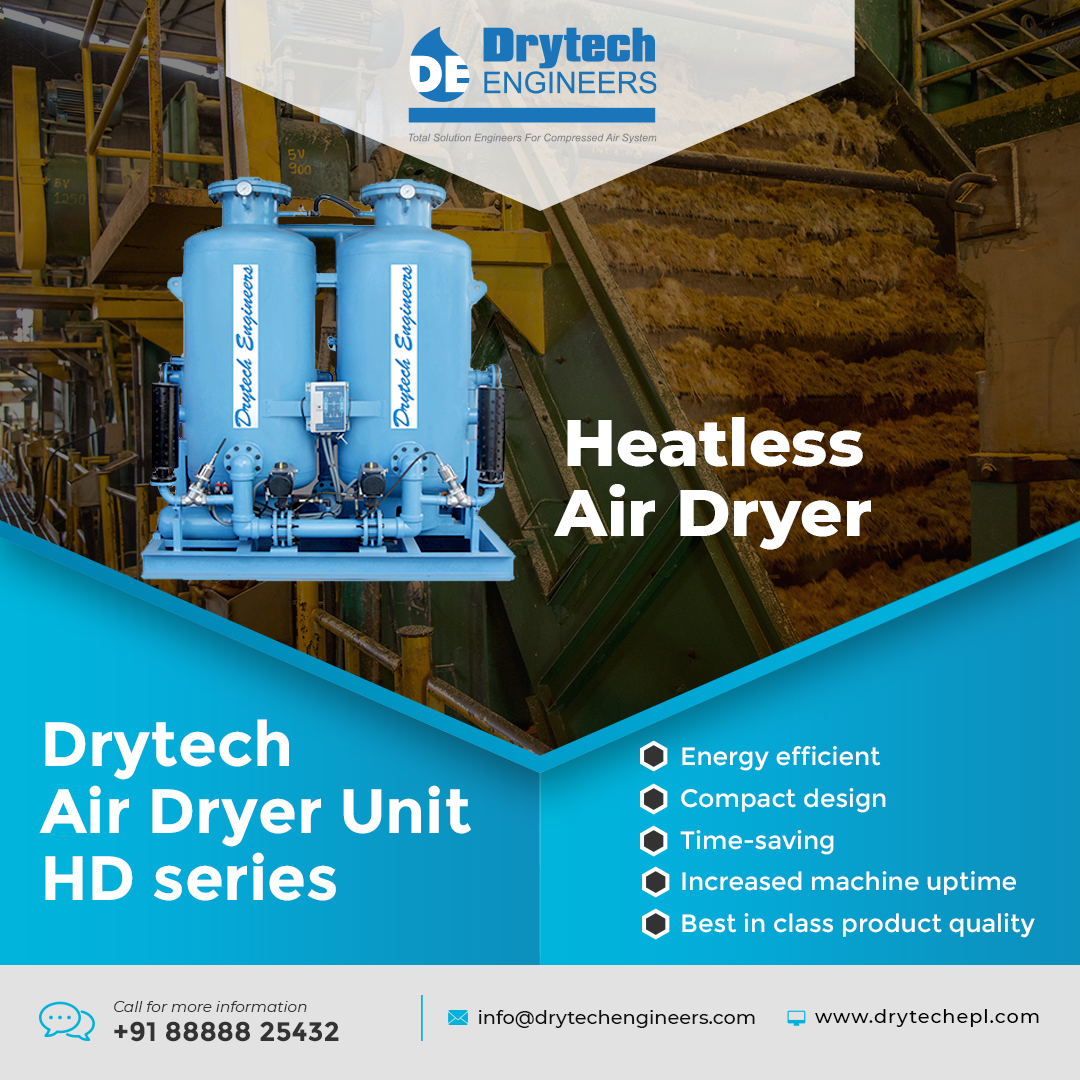 DrytechE's tweet photo. Drytech #AirDryer Unit-HD series offers a quality class of #air desired as per various recommendations for different pneumatic #applications.
To find out more about our offerings visit our website
https://t.co/fKeDLzBuoU
Call us at 8888825432
Email us: info@drytechengineers.com https://t.co/K9EAvmb2uY