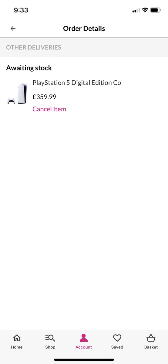 TjDetweiler94's tweet photo. @PS5StockAlertUK I got these after playing an order 😂 I don’t know what’s happening just have to wait and see https://t.co/y3GbmBph47