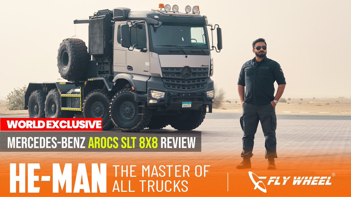 Here is a World Exclusive! First ever the English video review of the strongest truck <a href="/DaimlerTruckBus/">Daimler Trucks & Buses</a> make, #MercedesBenz #Arocs #8x8 “HE-MAN, the Maters of All Trucks”.. now you can understand what I have to say about mega monster after driving it. 😉

▶️youtu.be/2VlcOdSD5sg