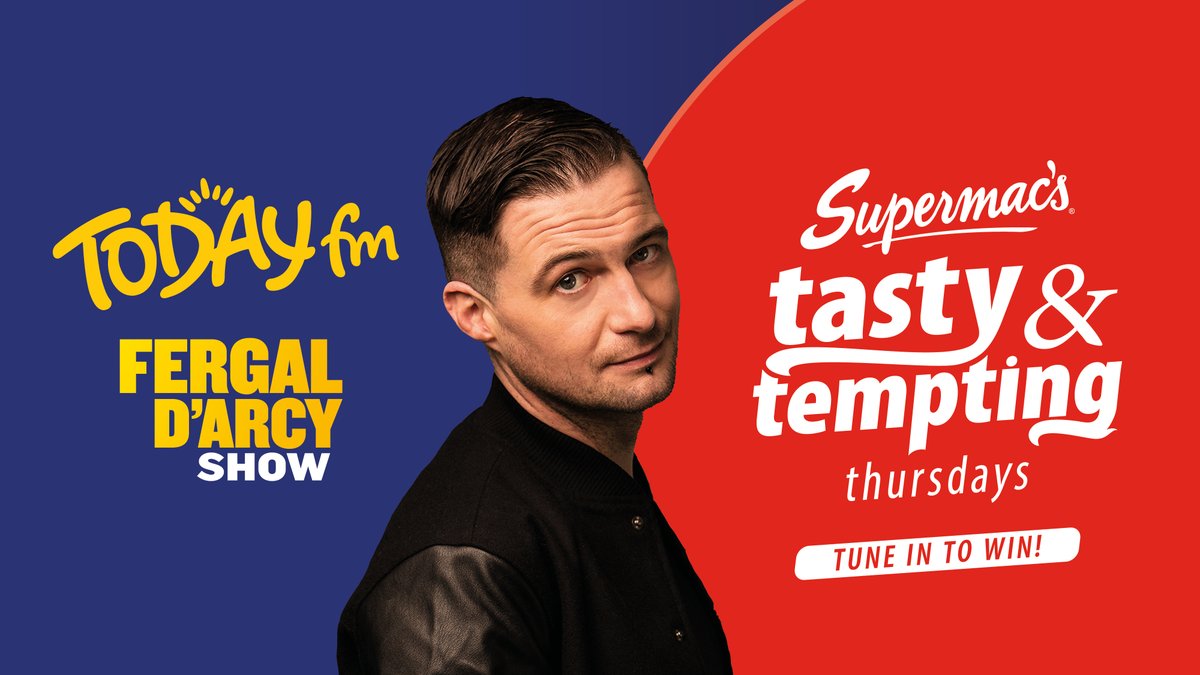 It's Tasty & Tempting Thursday! Tune in to the @FERGDARCY Show on @TodayFM from 2PM for a chance to win FREE Supermac's!