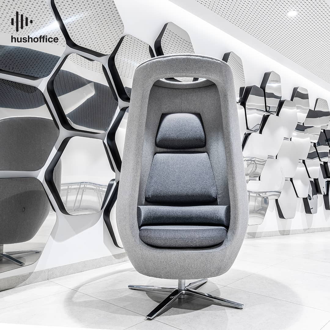 OnlineDesks's tweet photo. Being added to our website soon is this unique seating solution that can be used in a group collaboration setting or as a single use personal seating pod for quiet working and private calls! https://t.co/ZhSTZiWstS