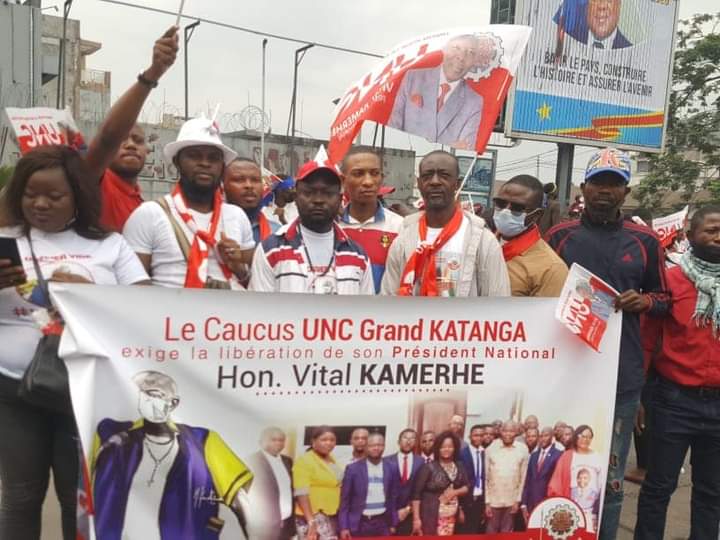 Tshiband_henri's tweet photo. Le caucus UNC grand Katanga en pleine mobilisation pour l'acquittement et la libération de Mr Innocent @VitalKamerhe1 . @BojiAime @franck_tag @KamusakyJossar1 @HTsundu https://t.co/TKlMfauPJ2