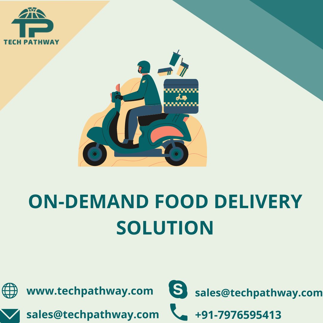techpathwayit's tweet image. Welcome to the Tech Pathway blog, today we are going to share with you A complete guide of an on-demand food delivery solution
For more info visit the blog:
blog.techpathway.com/on-demand-food…
#ondemandfooddelivery #ondemandfooddeliveryapp #ondemandfooddeliveryappdevelopment