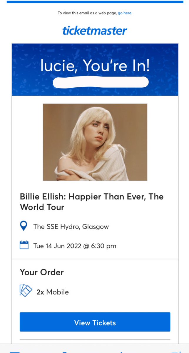 LuciesLifex's tweet photo. AHHH !! so excited , so lucky and greatfull to be able to get to see her 🥰#BillieEilish https://t.co/CadKY7rQi6