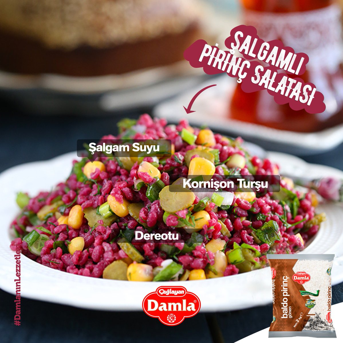 Haftanın tarifi bahar gibi rengarenk ve çok lezzetli! Tarife ulaşmak için instagram.com/damlabakliyat sayfamızı ziyaret edebilirsiniz. 

#DamlaBakliyat #MutfağınızınDostu #SeninLezzetin #BaşkaBirYol #GüvenilirLezzet #DamlanınLezzetleri #fit #sağlık #n11 #trendyol #hepsiburada