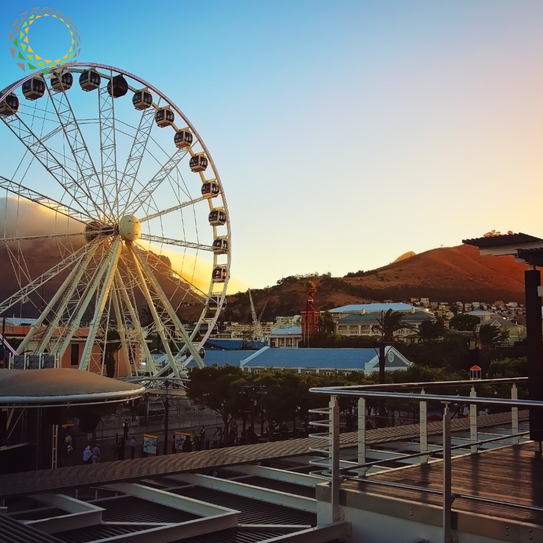 Enjoy this 360-degree panoramic view of Table Mountain, Robben Island, the Cape Town City skyline when you hop on the Cape Wheel at the V&amp;A Waterfront, which is a 5 minute drive from #crestagrandecapetown.