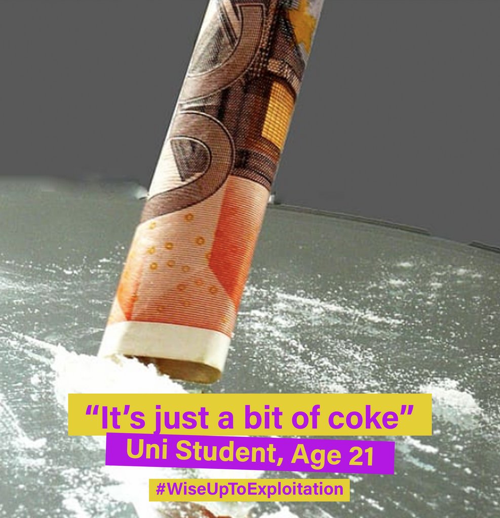 TheWiSEProject's tweet image. To some “it’s just a bit” of drugs. To a child being exploited, it’s the catalyst that plumets their life into a world of misery.⁠
⁠
For more information, please visit the website 📲⁠
ymcadlg.org/wise-up-to-exp…
⁠
Follow on Instagram &amp;amp; Facebook - @ymcawise