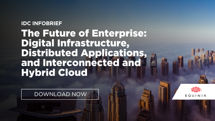 According to IDC Infopaper “40% of Middle East enterprises will use either hybrid cloud or (mostly) public cloud by 2022". Learn more with Equinix. fply.co/de9294a?s=tw