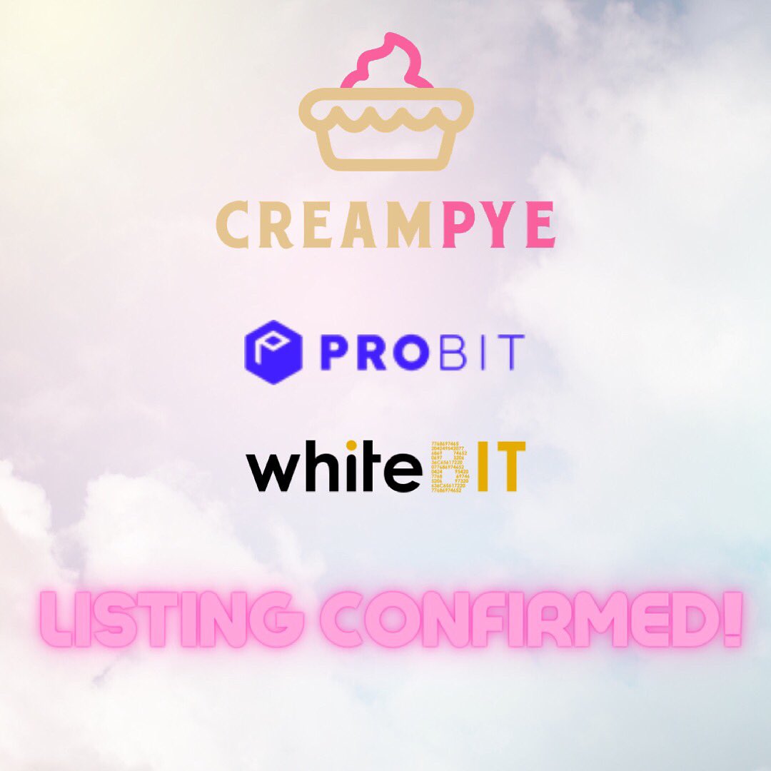 tassef2000's tweet photo. @BinanceUS Definitely #Creampye $PYE
Amazing project with real technology & use cases
Based in #PhoenixUS
Listing confirmed #Probit #WhiteBit #Coingecko
+exchanges soon
+info on pics 👇
Website : https://t.co/IOiOfDFzUQ
Telegram : https://t.co/pW92bW4f1K
#PYENATION
#PYEONNERS
#GEMSCOIN https://t.co/f4wkCfWSAV