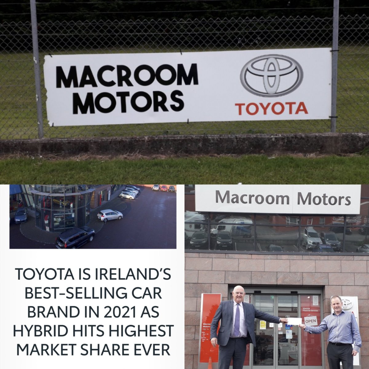 aghabulloguegaa's tweet photo. 👁️👁️👁️ Pitch Sign of the Week 👁️👁️👁️

This week's pitch sign comes from local Toyota dealer @macroommotors Currently offering great deals on their new 212 C models it's well worth checking out their website on https://t.co/AACQaDjYai or calling to their showroom Tel 026 20800 https://t.co/4hC9Ngc6wM