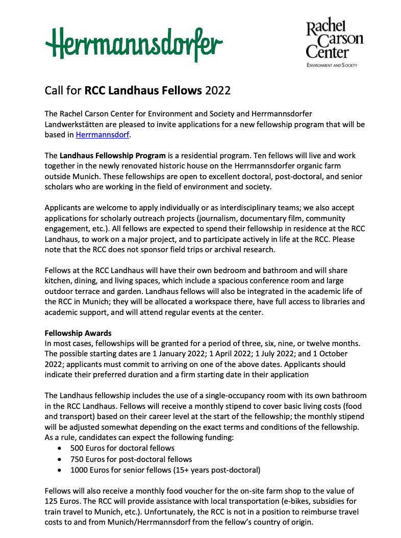 Rachel Carson Center tweet media