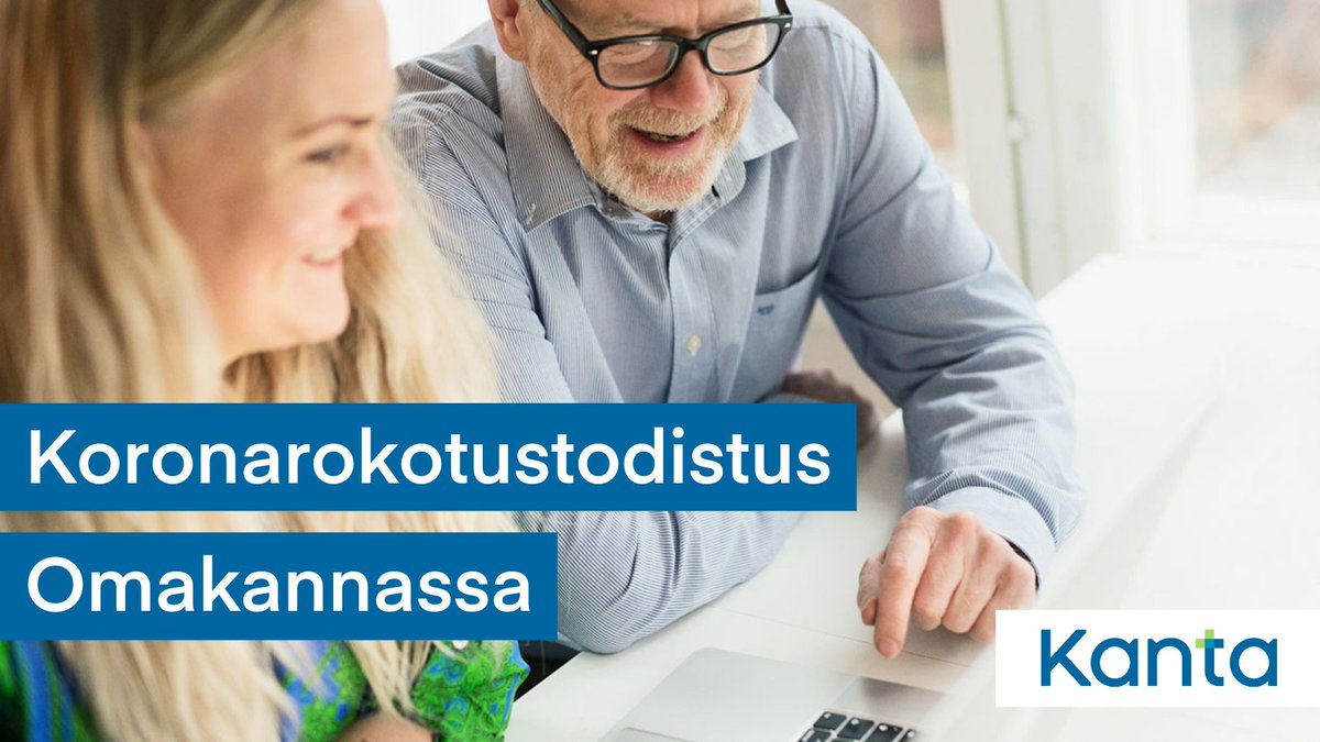 Ensimmäiset koronarokotustodistukset ovat nyt Omakannassa! 📲 Osa tiedoista tulee Omakantaan viiveellä, joten todistus ei näy vielä aivan kaikille rokotetuille. 

Lue lisää <a href="/STM_Uutiset/">Sosiaali- ja terveysministeriö</a>, <a href="/THLorg/">THL</a> ja <a href="/KelaFpa/">Kela Fpa</a> tiedotteesta: kanta.fi/web/guest/tied…

#koronatodistus #koronafi