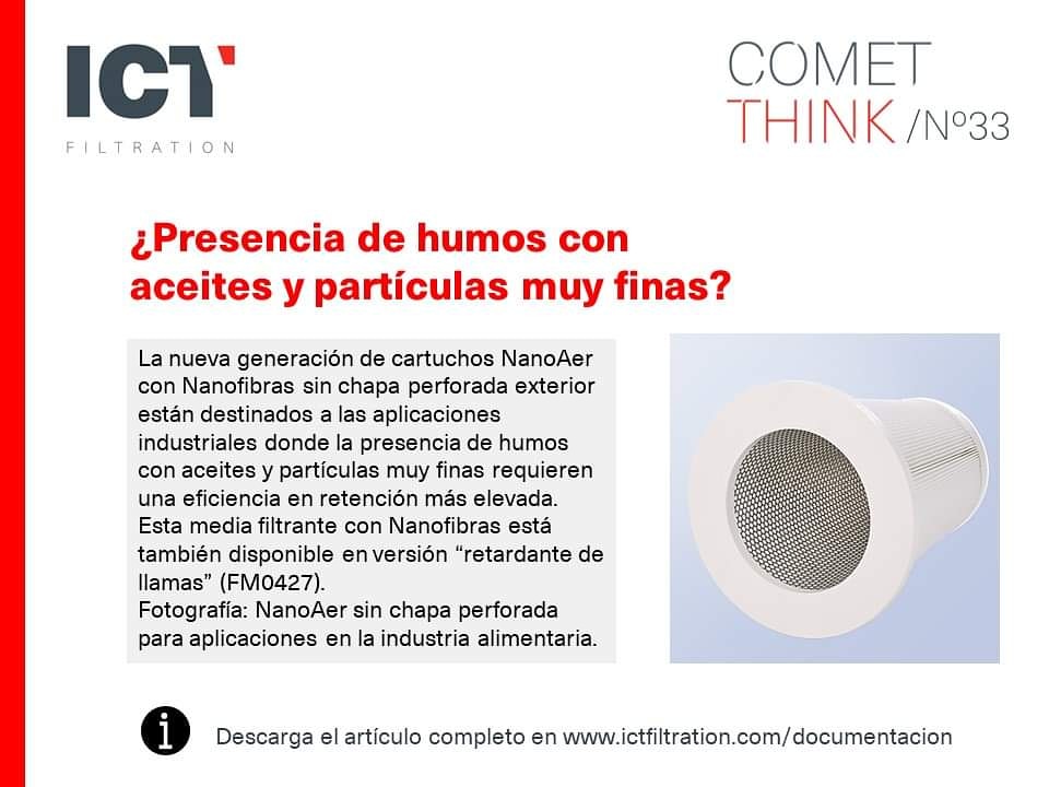 ICTFiltration's tweet image. CometThink, apuntes técnicos sobre filtración industrial.
ictfiltracion.com/documentacion/
#filtracion #medioambiente #filtros #FiltracionIndustrial #cartuchosfiltrates  #polusólidos #exposólidos #expofluidos #techsolids @Polu_Solidos @techsolids @expofluidos @EXPOSOLIDOS