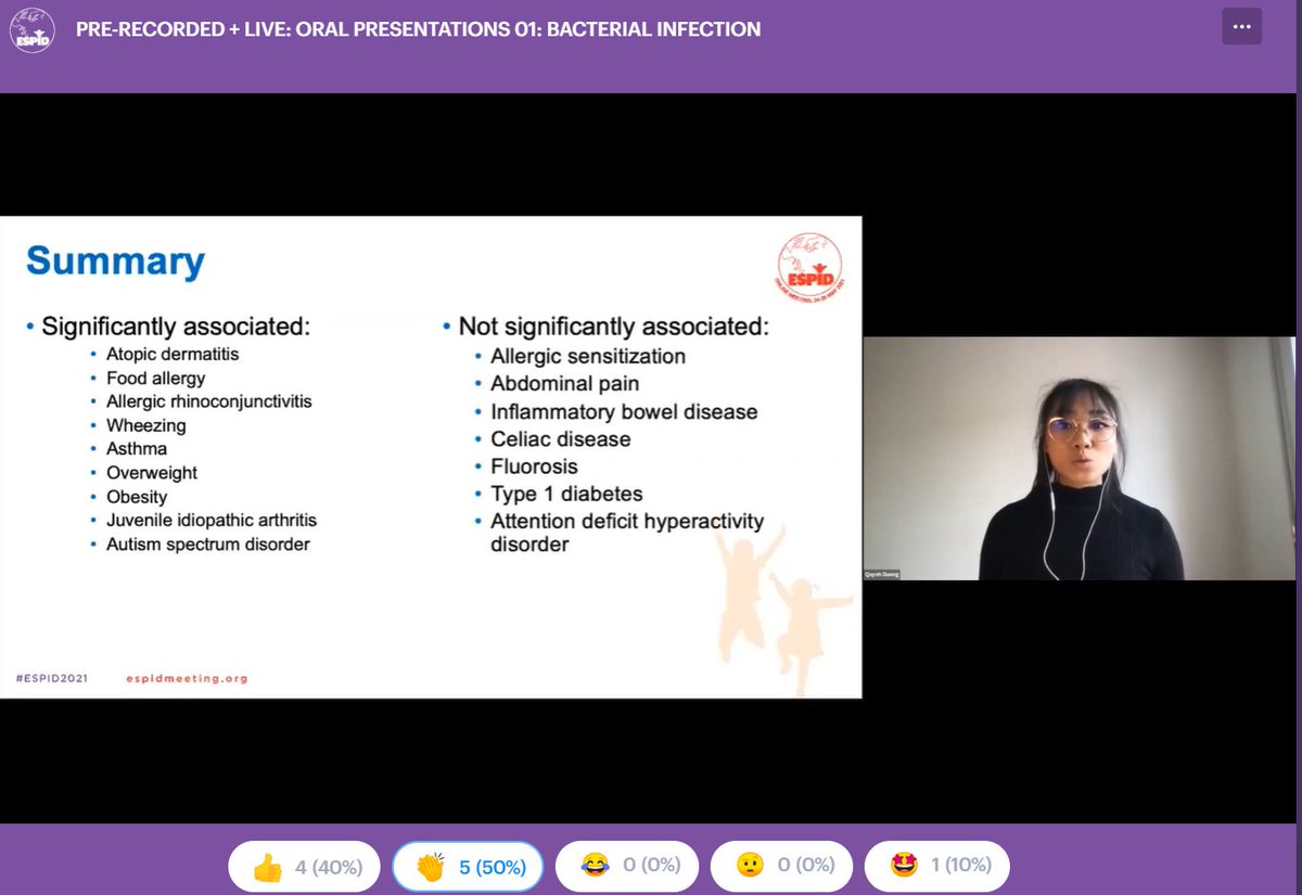 Restrictive #antimicrobial treatment strategies in children not only a matter of limiting antimicrobial resistance. Upcoming systematic review highlighting increased risks in the individual for several somatic diseases . Great talk by Quynh A. Duong <a href="/ESPIDsociety/">ESPIDSociety</a> #ESPID2021