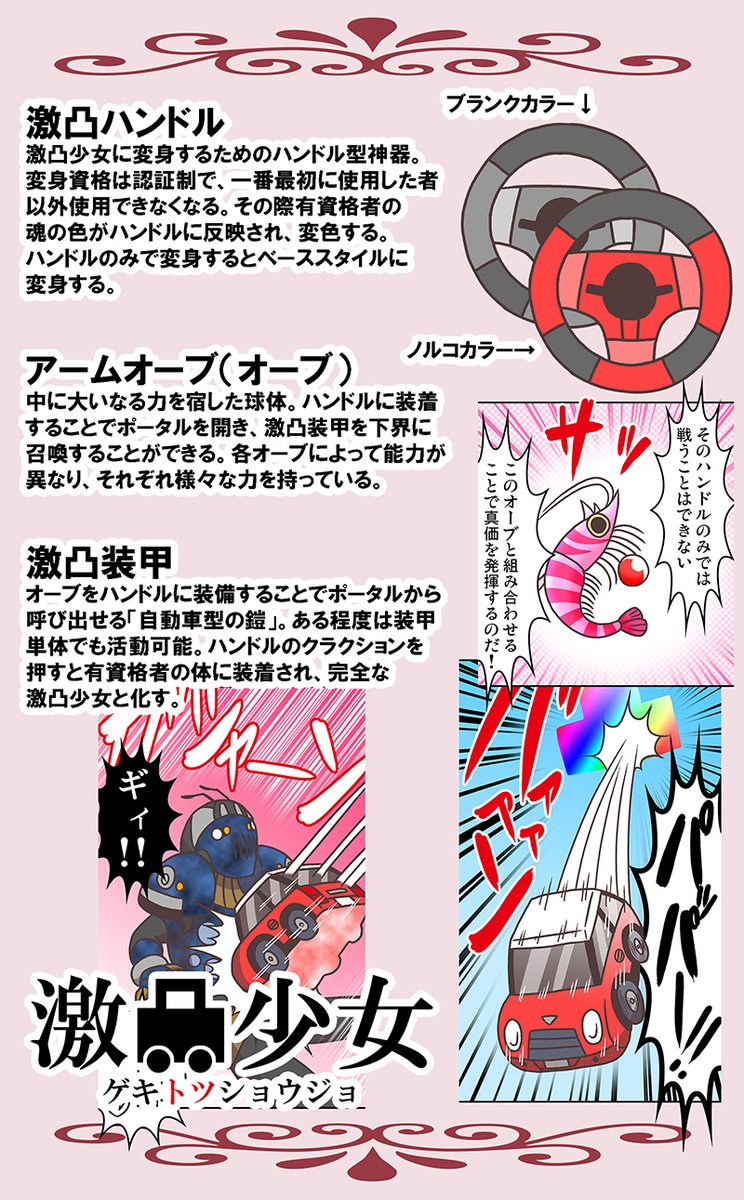 昨日話してた「激凸少女(ゲキトツショウジョ)」、
モデ猫から入ったフォロワーさんは知らないと思うので自分用の資料とか色々上げてみます。
(リプ欄に続きます)

その1 