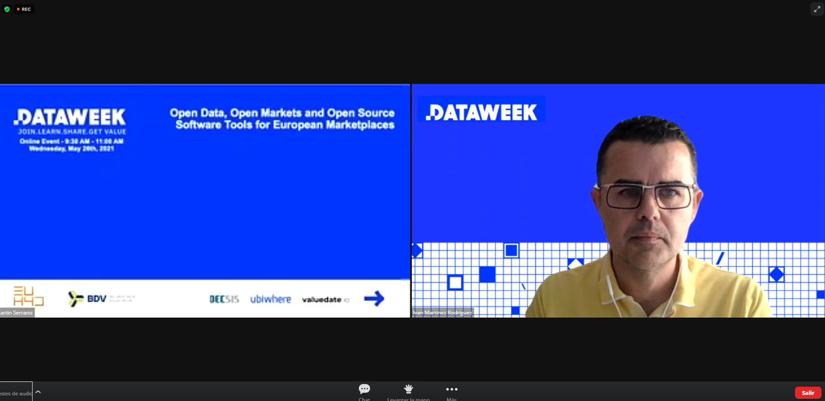 Sergio S. (@sergio_ese) on Twitter photo Today my colleagues from <a href="/AtosES/">Atos España</a> <a href="/tpariente/">Tomás Pariente</a> and Iván Martínez have presented in #DataWeek2021 their work in projects such as <a href="/DataBench_eu/">DataBench</a> or @Bodypassproject!!
<a href="/EU_H2020/">Horizon 2020</a> #research #innovation #OpenData #OpenSource #Data Today my colleagues from <a href="/AtosES/">Atos España</a> <a href="/tpariente/">Tomás Pariente</a> and Iván Martínez have presented in #DataWeek2021 their work in projects such as <a href="/DataBench_eu/">DataBench</a> or @Bodypassproject!!
<a href="/EU_H2020/">Horizon 2020</a> #research #innovation #OpenData #OpenSource #Data