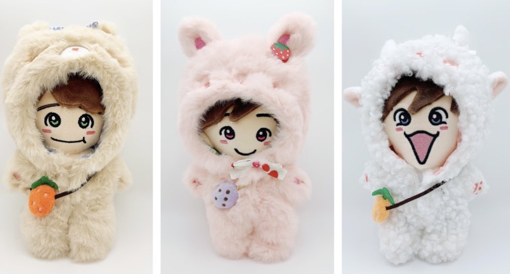 15センチちびぬい用お出かけ着ぐるみ販売開始致しました✨ 耳の後ろに