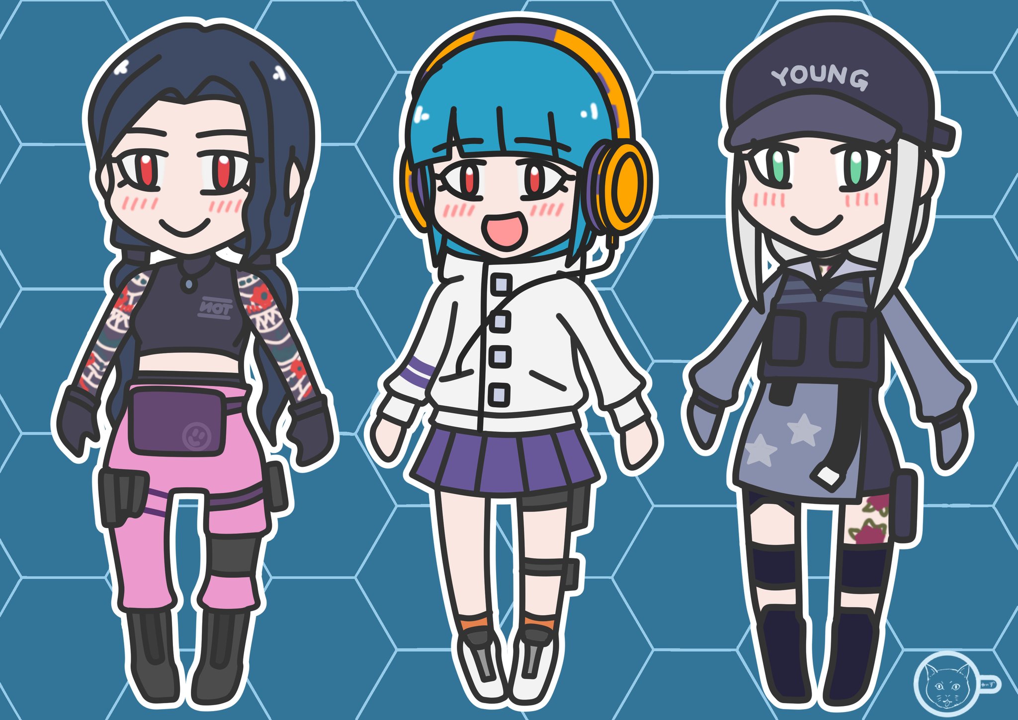わいず 在 Twitter 上 最近ちびキャラばかり描いてます 最近はじめた フォートナイト より アイコン風にしてみましたが 相互さんで欲しい方 もしいましたらリプください メグミ ユキ チグサ イラスト好きな人と繋がりたい 絵描きさんと繫がりたい T