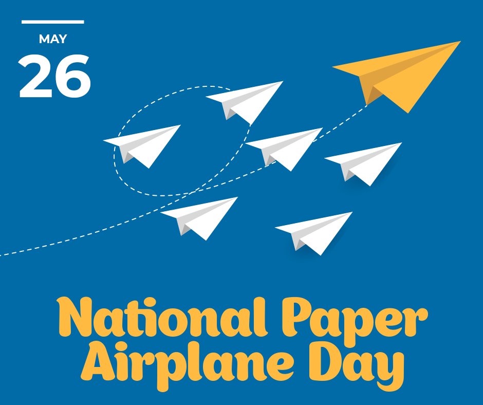 AASP_MA's tweet photo. Flying paper airplanes is an inexpensive, healthy, and stimulating form of entertainment for many ages. Test out your paper airplane making skills and fly your favorite today. Make it even more fun by letting some kids show you how it's done! https://t.co/0vjb9i10iR