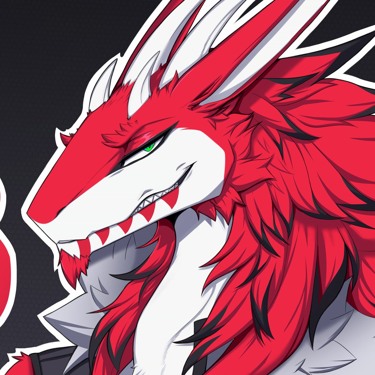 LitchieD's tweet photo. 💎☕️[ Badge finished ] ☕️💎

My first badge for my friend @veldris finished ! 
Of this beautiful sergon ! 

I am very happy with this result !  
#furry #Commission #YCH #art #sergon #furryfandom https://t.co/CsgG1wU0Bl