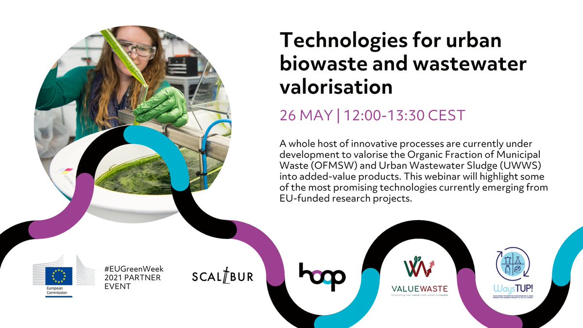 hoop_eu's tweet photo. 📢 Our third Urban #CircularEconomy webinar starts in 30min!

Didn't have time to register? You can watch it live 👇
https://t.co/xZerRq6EAB

⏰12:00 CET 

#Circular #H2020 #BioEconomy #BioWaste #WasteWater #ValueWaste https://t.co/TOgnbbALU4