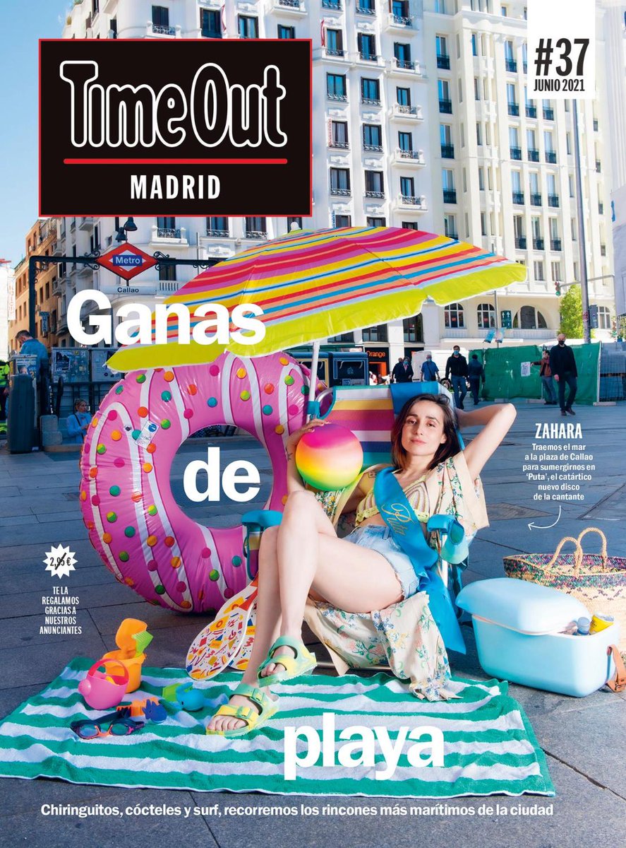 TimeOutMAD's tweet photo. 🔸Revista #37🔸Nuevo número de #TimeOutMadrid en la calle 🎉 ¡Tenemos muchas ganas de playa! 🏖:
👉¡Nos metemos de cabeza en el verano sin salir de #Madrid! ☀️.
👉Hablamos con @javierrrey 🎥.
👉Celebramos el día de la tapa 😋.
Puedes leerla #gratis 👉 https://t.co/ISqHOQoyoW https://t.co/zaix878THC