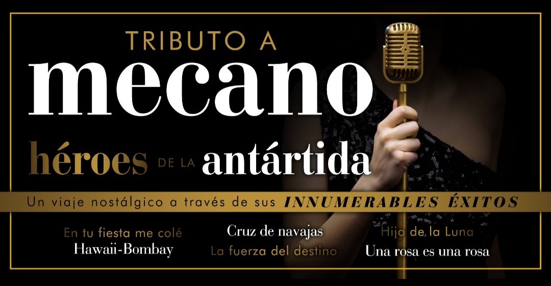 auditoriumpalma's tweet photo. 🆃🆁🅸🅱🆄🆃🅾 🅰 🅼🅴🅲🅰🅽🅾
Héroes de la Antártida
📍Sala Magna, Auditorium de Palma
🗓️ Sábado 10 de Julio
🕦21:00h
🎫Entradas a la venta en https://t.co/t7ITbxjodp
#mecano #tributoamecano #Mallorca https://t.co/aGwEYCxmWv