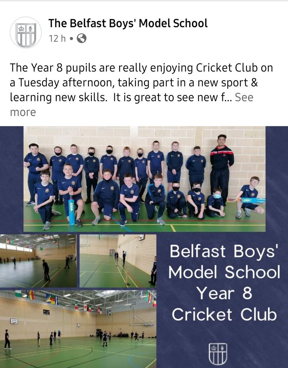 Great to see cricket back at <a href="/boysmodelschool/">Belfast Boys' Model</a> 🏏🏏
<a href="/NCUDevTeam/">NCU Development Team</a> 
<a href="/ruhanpret24/">ruhanp</a>