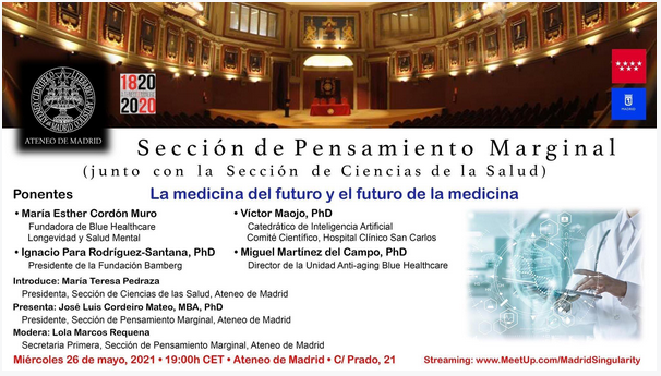 Grupo Informática Biomédica (@gib_upm_fi) on Twitter photo No os perdáis esta tarde la charla sobre "La medicina del futuro y el futuro de la medicina" en el Ateneo de Madrid. Organizado por <a href="/transvisionmad1/">#TransVisionMadrid October 1 2024 Madrid</a> con la participación de <a href="/VictorMaojo/">Victor Maojo</a>. Apúntate aquí: short.upm.es/n881u #SomosUPM No os perdáis esta tarde la charla sobre "La medicina del futuro y el futuro de la medicina" en el Ateneo de Madrid. Organizado por <a href="/transvisionmad1/">#TransVisionMadrid October 1 2024 Madrid</a> con la participación de <a href="/VictorMaojo/">Victor Maojo</a>. Apúntate aquí: short.upm.es/n881u #SomosUPM