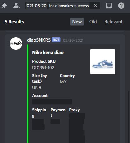 got some c/o failed but its ok, recent drop nike doing reset wave oftenly💤

S/O to

Bot: <a href="/diaoSNKRS/">home of diaoSNKRS</a> 

Proxy: <a href="/terans990718/">backontrack#2828</a> 🇲🇾 <a href="/_HellWorld/">Hell World</a> <a href="/HWsuccess_/">HellWorld Success</a>

Grps: <a href="/MamakNotify/">MamakNotify</a> <a href="/gotemgroup/">gotemgroup</a> <a href="/peanutfnf/">PeanutFnF</a> 

Acc: <a href="/halo_nike/">Halo Nike</a> @TheGhostSupply selfmade