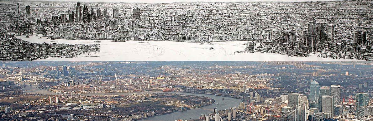Bouteflikov's tweet photo. En 2009, après avoir vu New-York une seule fois pendant plusieurs minutes depuis un hélicoptère au-dessus de la ville, Stephen Wiltshire, un artiste autiste, a dessiné en détails toute la ligne d'horizon de New York avec un stylo ... et seulement de mémoire. https://t.co/7P3yOwAmIN