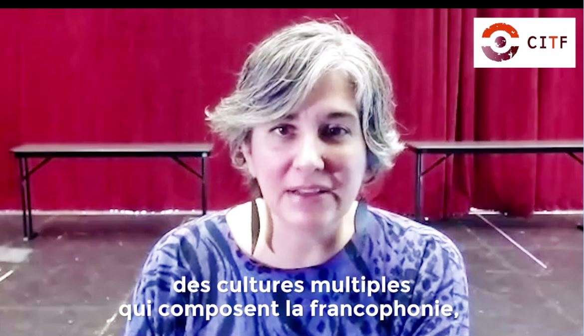 focuscitf's tweet photo. 🪘 "être à la rencontre ...." Geneviève Pelletier, co-présidente de @focuscitf, créatrice, metteuse en scène, directrice artistique du @CercleMoliere (Canada) nous confie sa vision du théâtre francophone contemporain et le rôle de la CITF aujourd'hui 👉https://t.co/nxKx7Zt7j6 https://t.co/ZhOlTJ4q2o